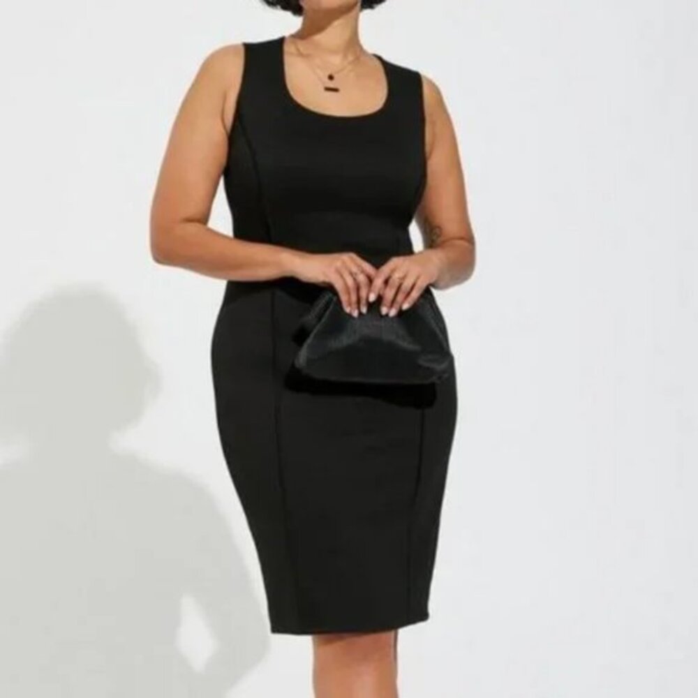 NWT Torrid Mini Studio Cupro Sleeveless Bodycon Dress